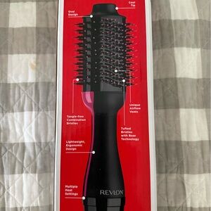 Revlon Black and Pink Hair Dryer Brush